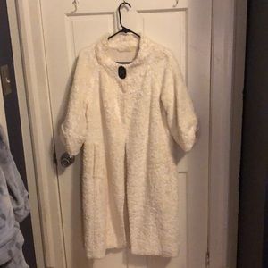 1950s-style designer evening coat